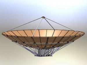 Refletor de antena com radar meteorológico 8.54m