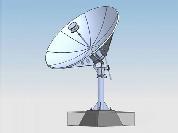  Antena parabólica Rx banda-S 2.2m 